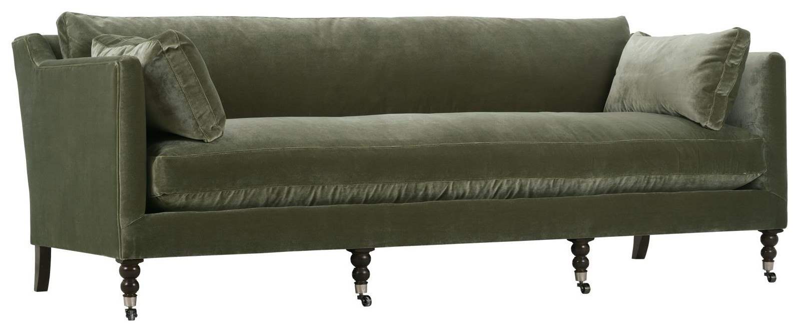 Robin Bruce Madeline Transitional Sofa with Turned Legs Belfort